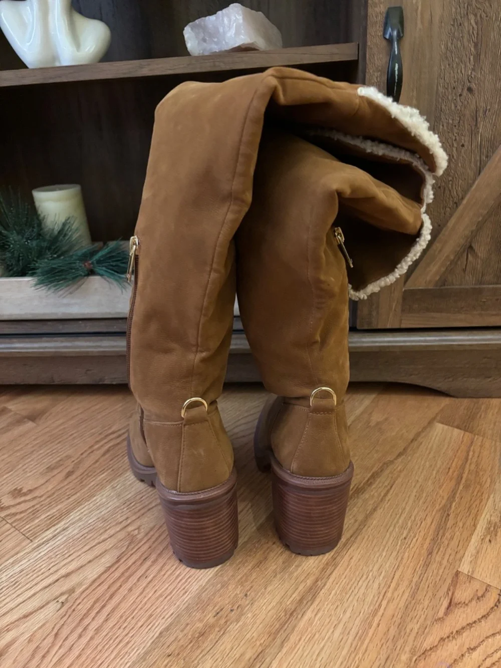 JLo over the knee boots